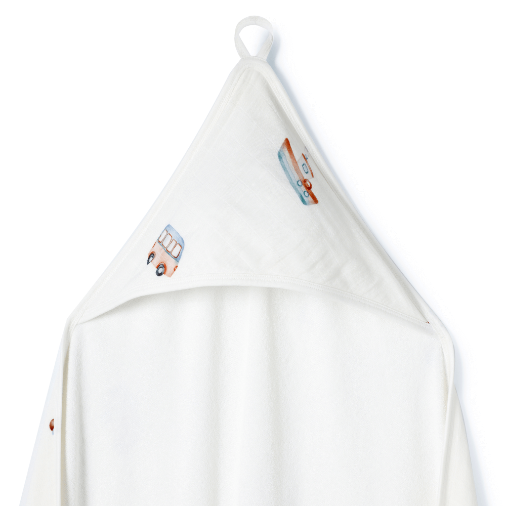 Cugo Bamboo Cotton Hooded Towel – Soft Prints