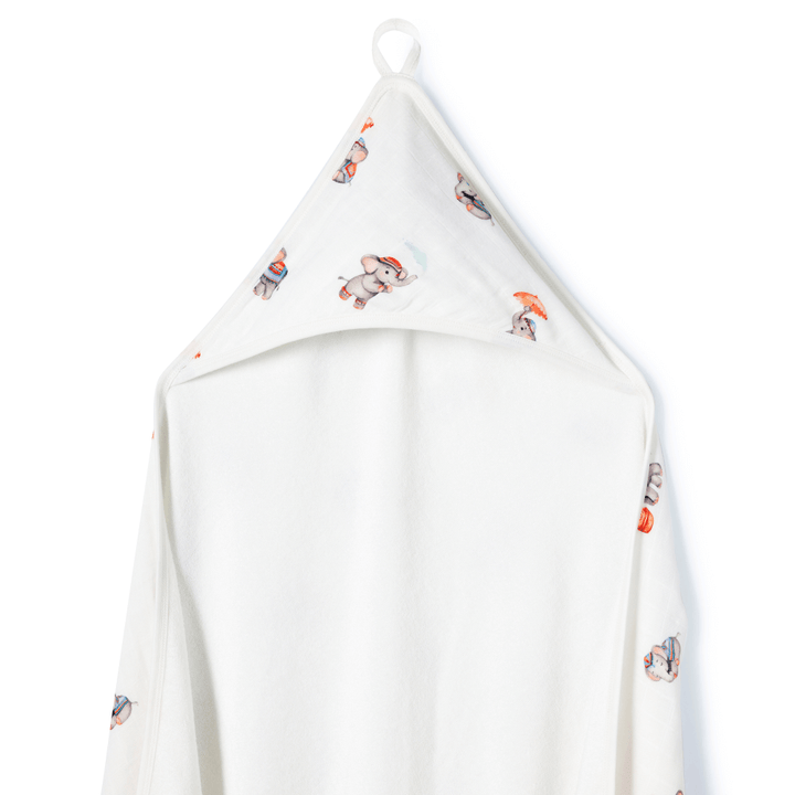 Cugo Bamboo Cotton Hooded Towel – Soft Prints