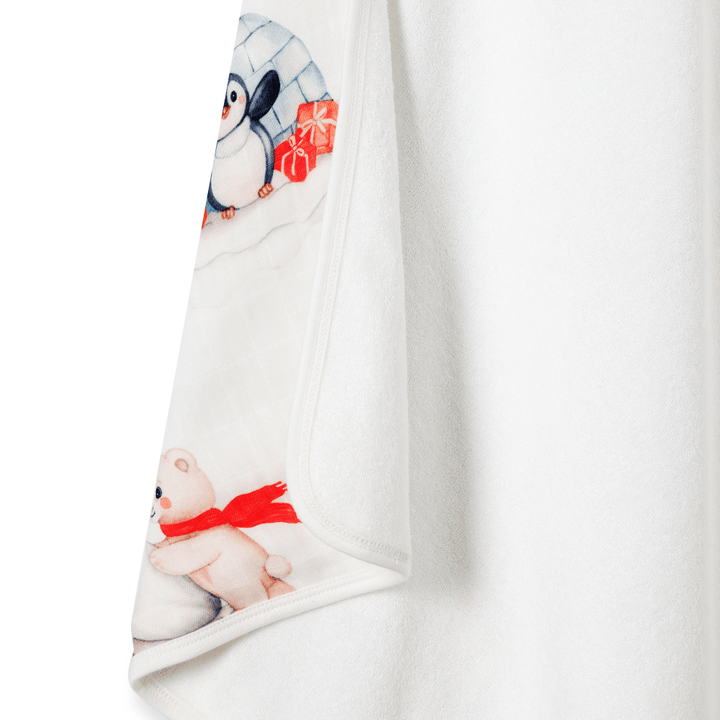 Cugo Bamboo Cotton Hooded Towel – Soft Prints