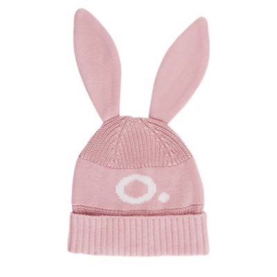 NamelyCo Bunny Beanie - Dusty Rose