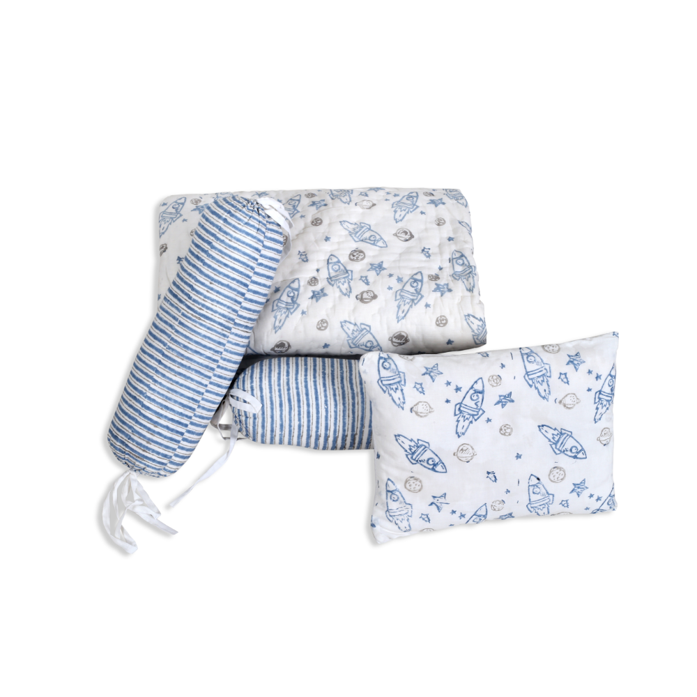 Torri Infant Set - Quilt with Rai Pillow