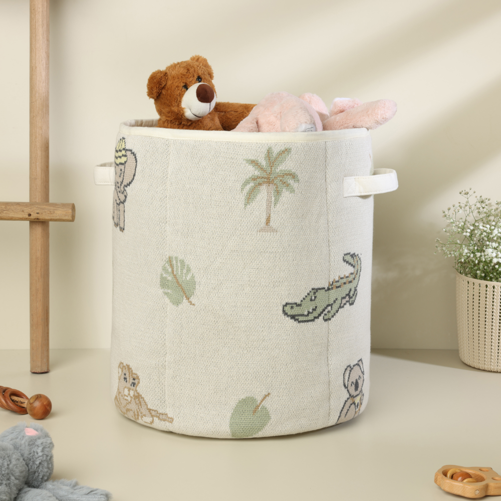 Cugo Toy Storage Basket- Animal Kingdom