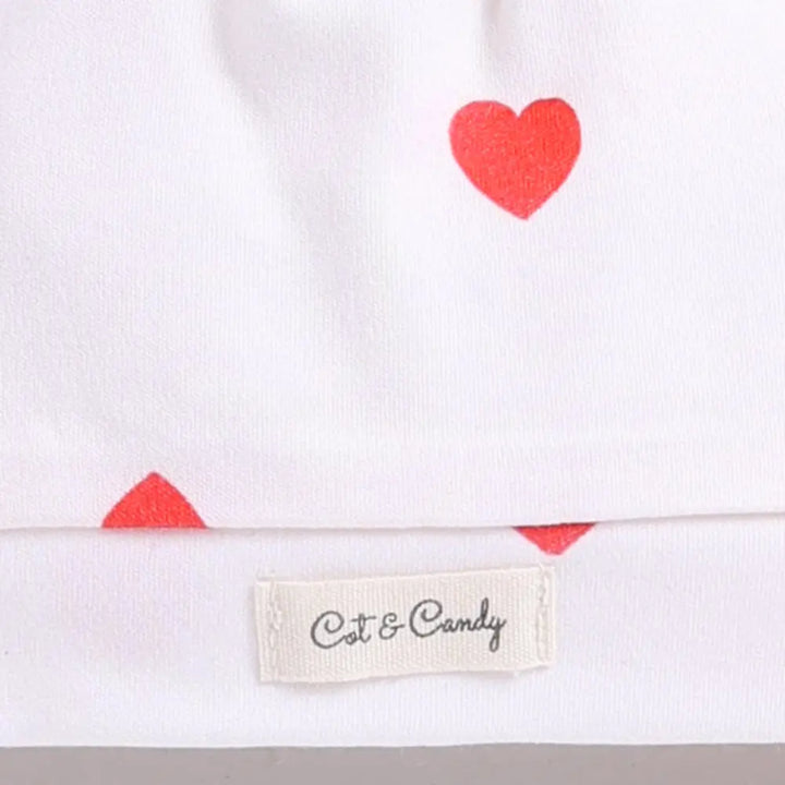Cot &amp; Candy Baby Organic Muslin Swaddle and Beanie Set-Tiny Love