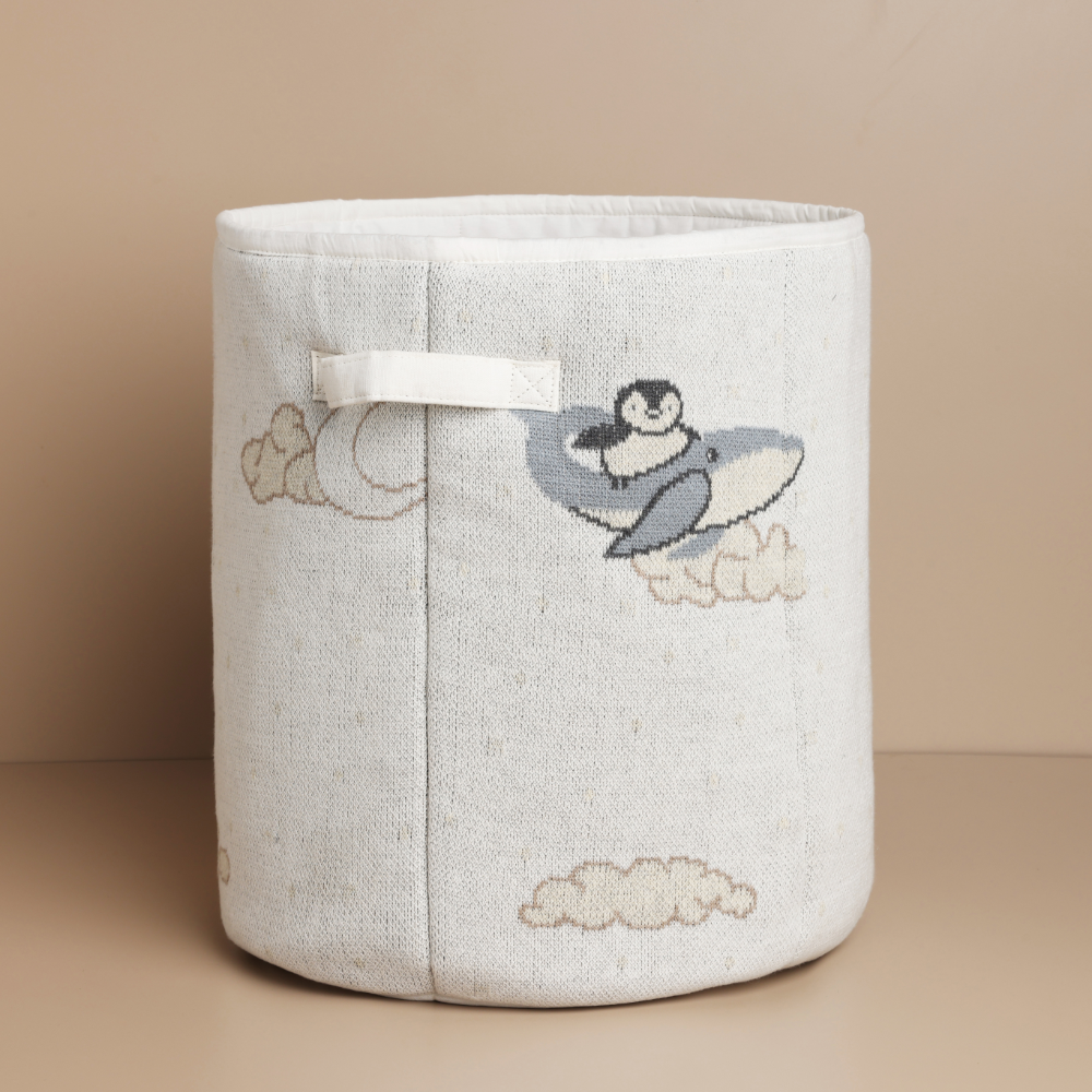 Cugo Toy Storage Basket- Dreamy Whale