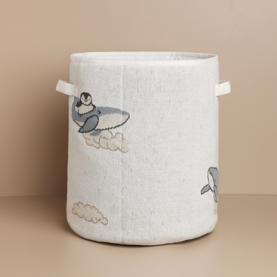 Cugo Toy Storage Basket- Dreamy Whale