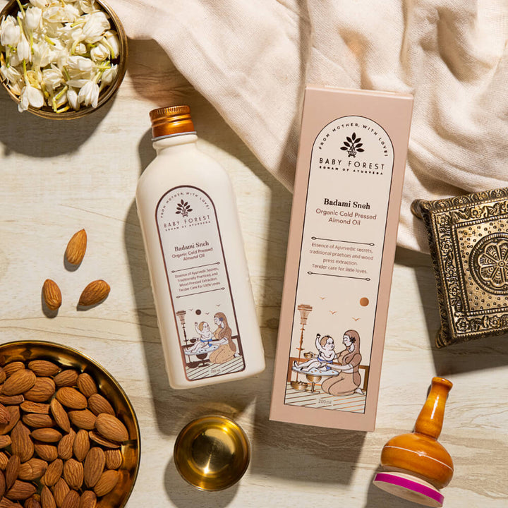 Baby Forest Badami Sneh Organic Cold Pressed Almond Oil - 200ml