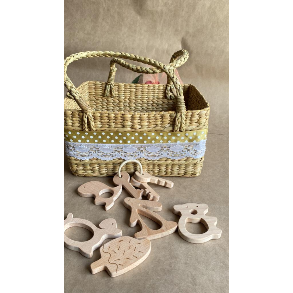 The Play Chapter Tiny Dino &amp; Bho Bho Teether Set