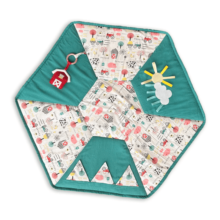 GWD Kids Farm Animals Play Gym &amp; Sensory Mat Set