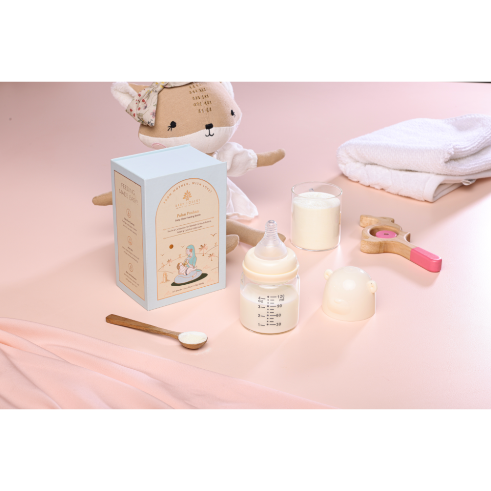 Baby Forest Palan Poshan Baby Glass Feeding Bottle