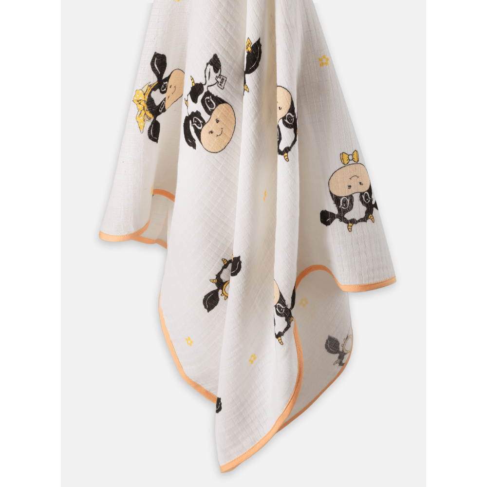 The Baby Trunk Swaddle - Moo