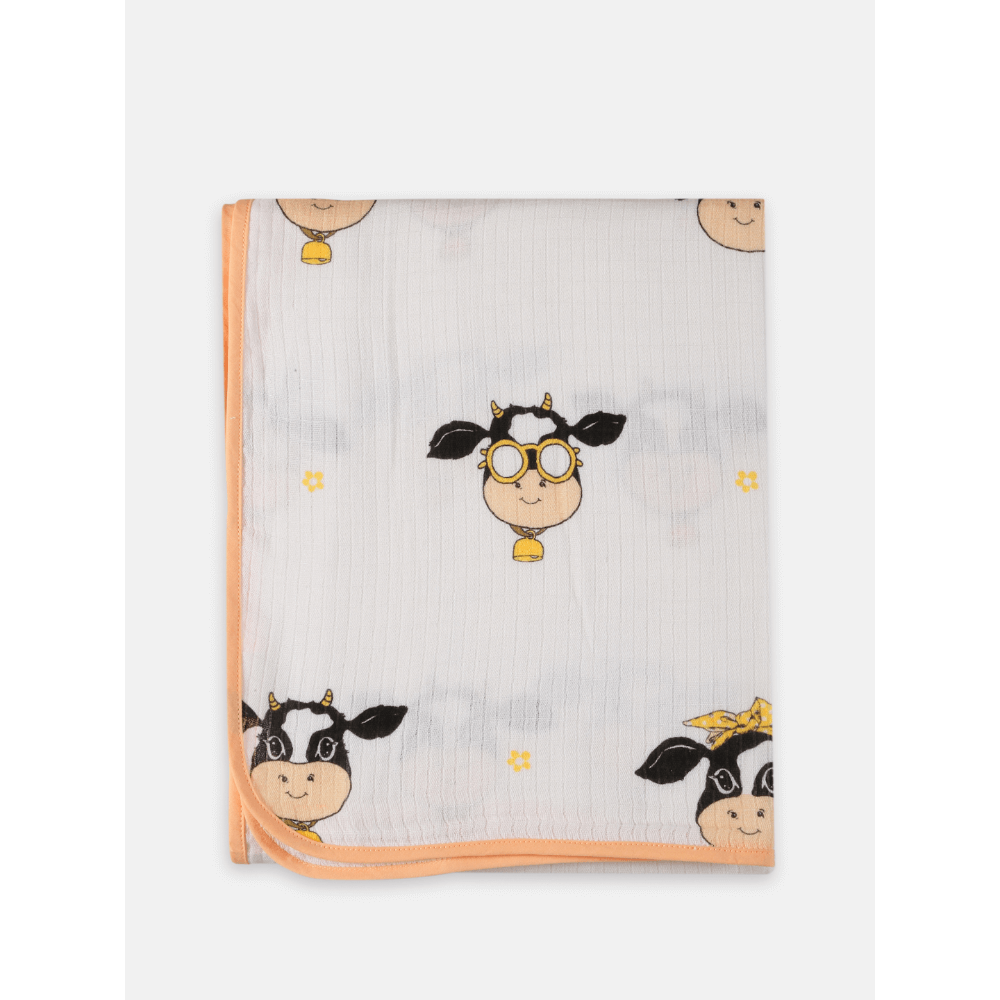 The Baby Trunk Swaddle - Moo