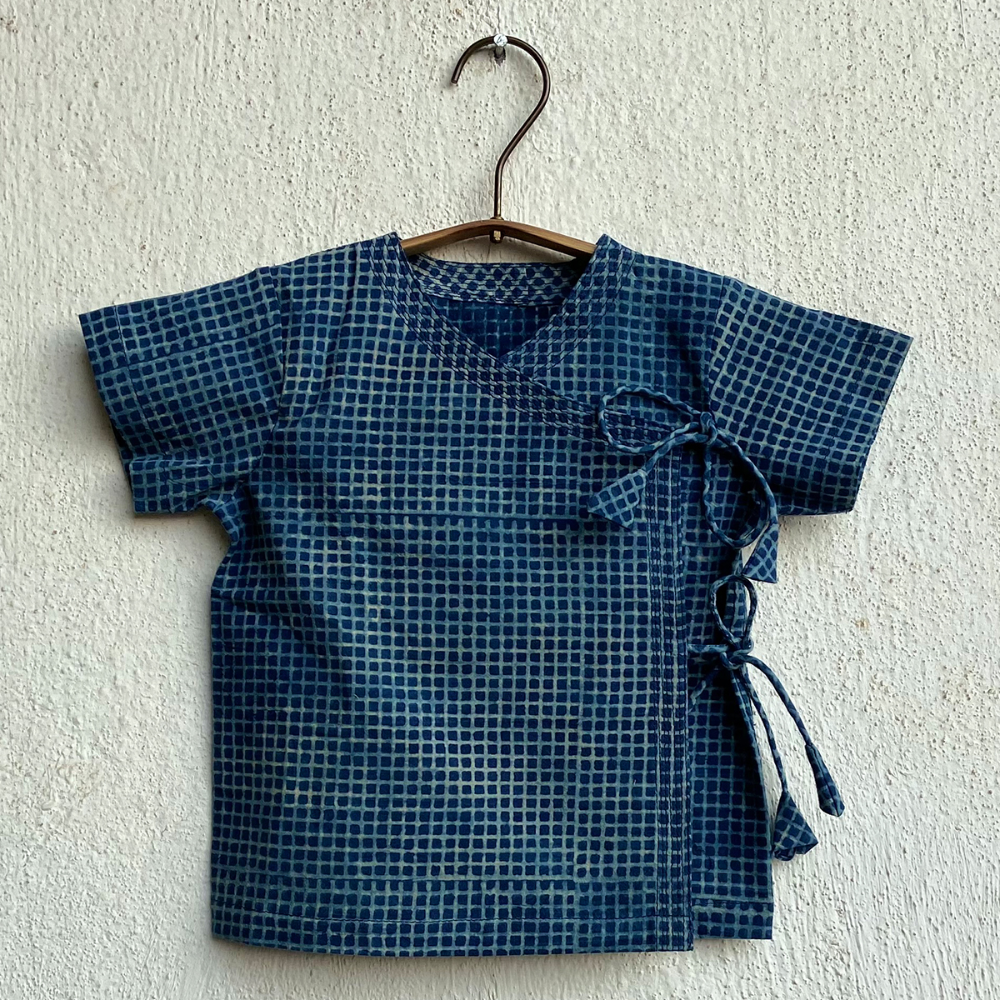 Whitewater Kids Zoo Bag - Indigo Kurta Set