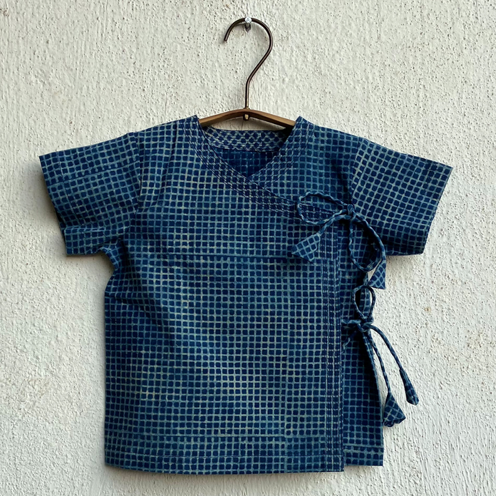 Whitewater Kids Zoo Bag - Indigo Kurta Set