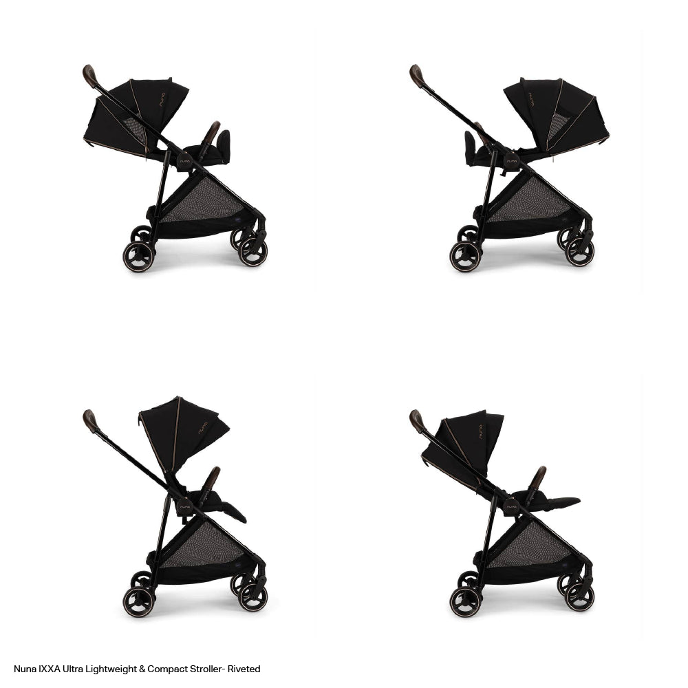 Nuna IXXA Riveted Ultra lightweight & Compact Stroller