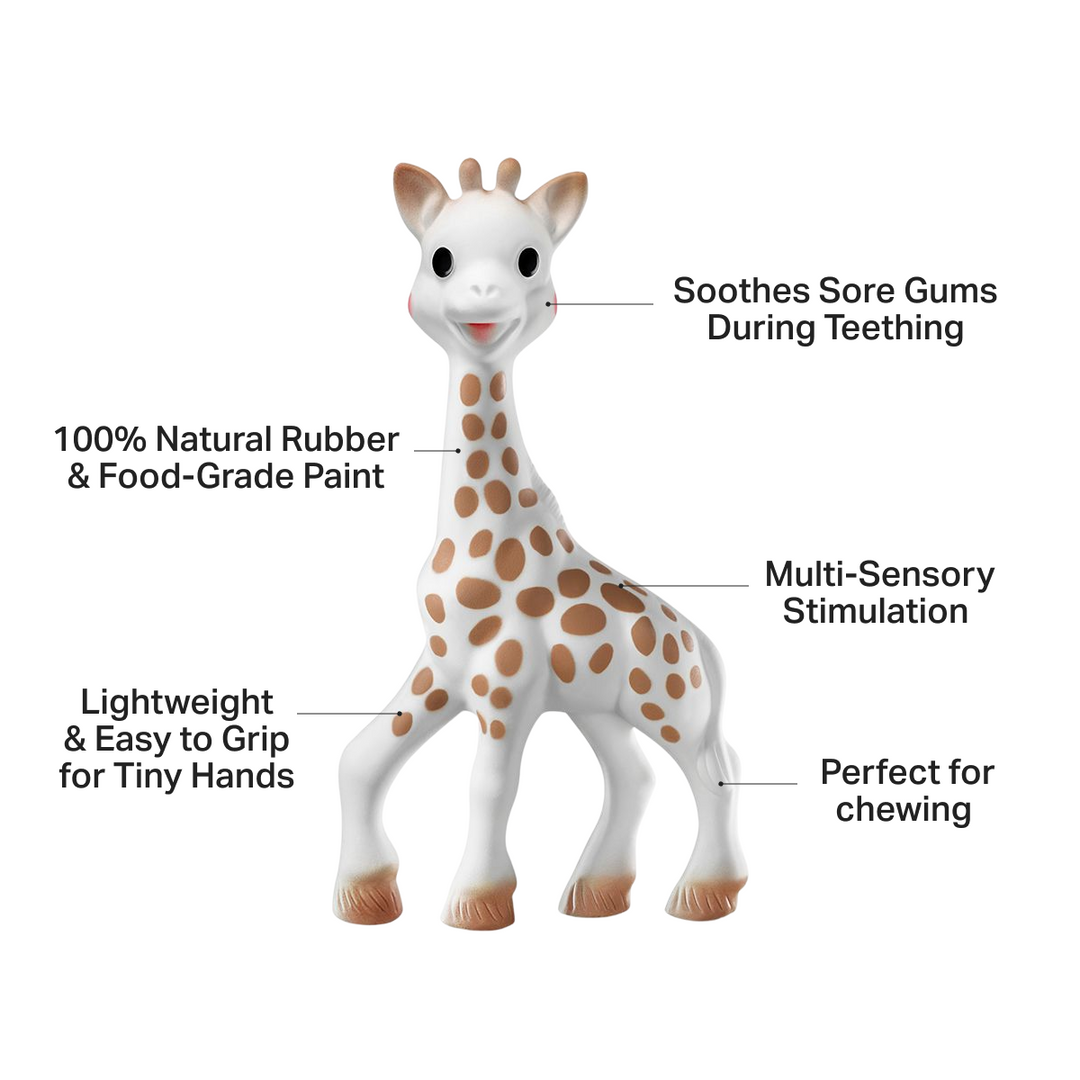 Sophie La Girafe Teether Made with 100% Natural Rubber