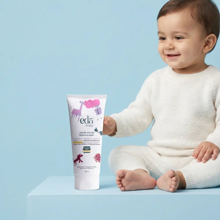 Eda Baby &amp; Child Just Be with Me Night time Balm – Gentle Herbal Care Sleep Balm for Babies &amp; Kids