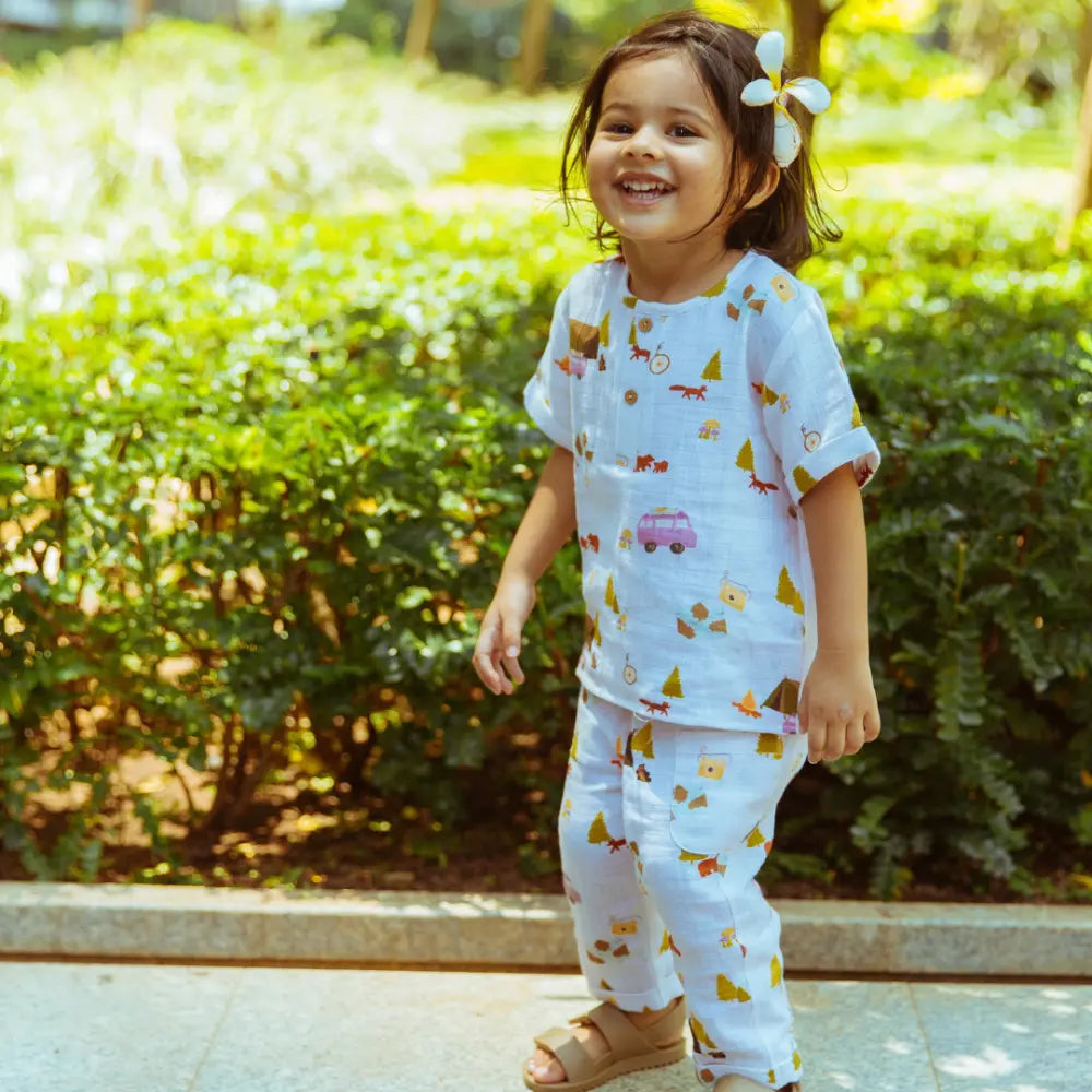 Dulaar Organic Muslin Joggers Set