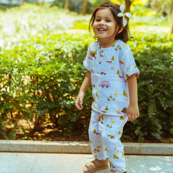 Dulaar Organic Muslin Joggers Set