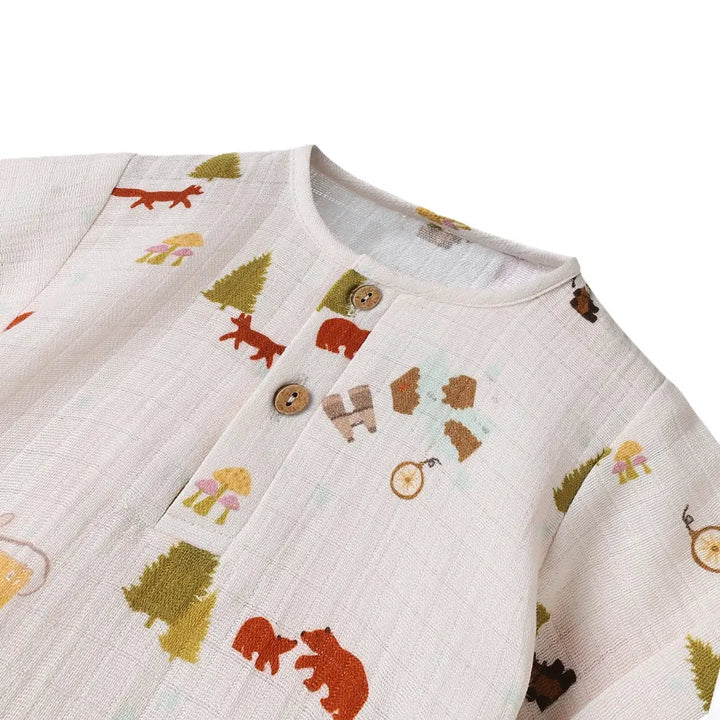 Dulaar Organic Muslin Joggers Set