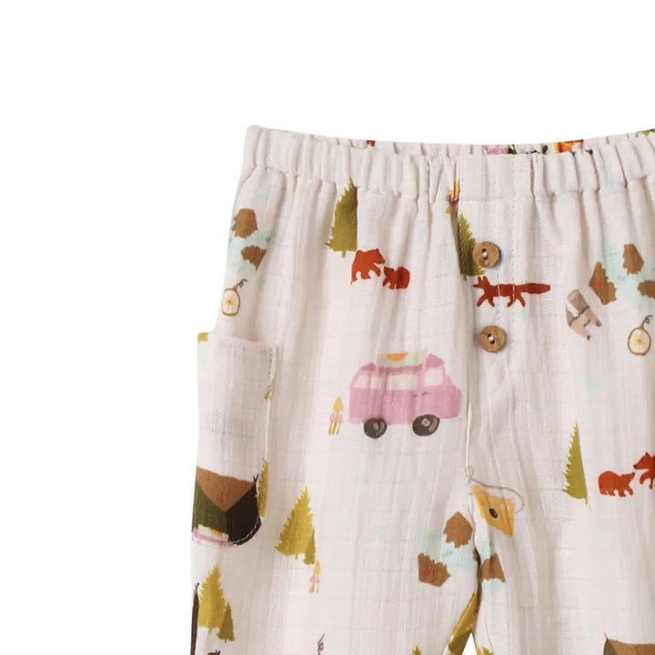 Dulaar Organic Muslin Joggers Set