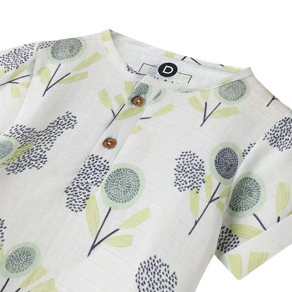 Dulaar Organic Muslin Joggers Set -The Sparrow and Flower