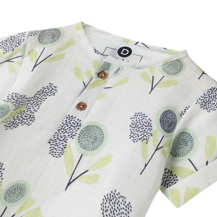 Dulaar Organic Muslin Joggers Set -The Sparrow and Flower