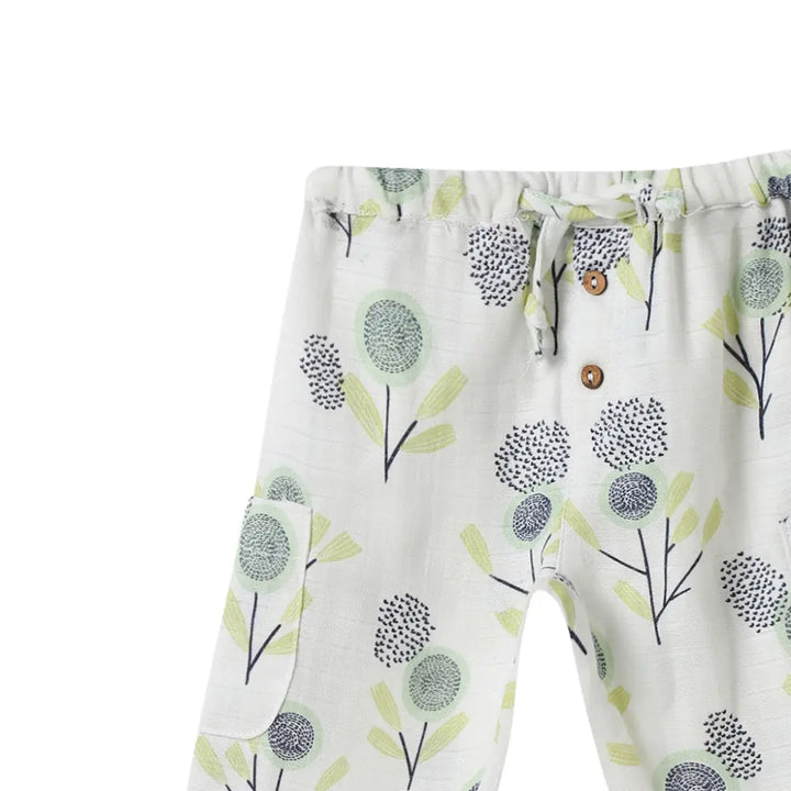 Dulaar Organic Muslin Joggers Set -The Sparrow and Flower