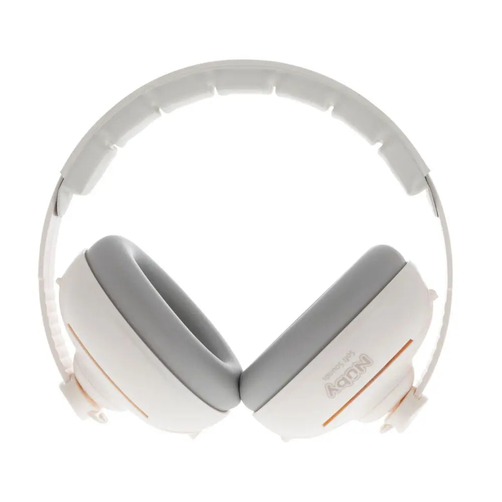Nuby Soft Sounds 2-in-1 Noise Cancelling Ear Muffs - White