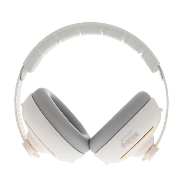 Nuby Soft Sounds 2-in-1 Noise Cancelling Ear Muffs - White