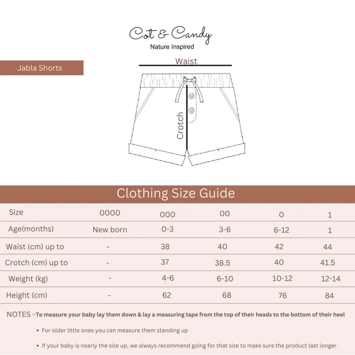 Cot &amp; Candy Baby Organic Muslin Jhabla Set-Construction