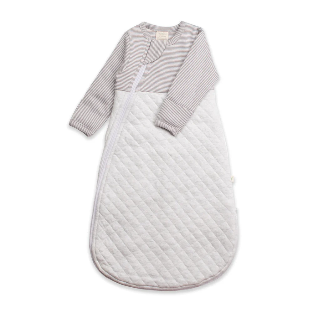 Tiny Twig Quilted Sleeping Bag- Grey Marl