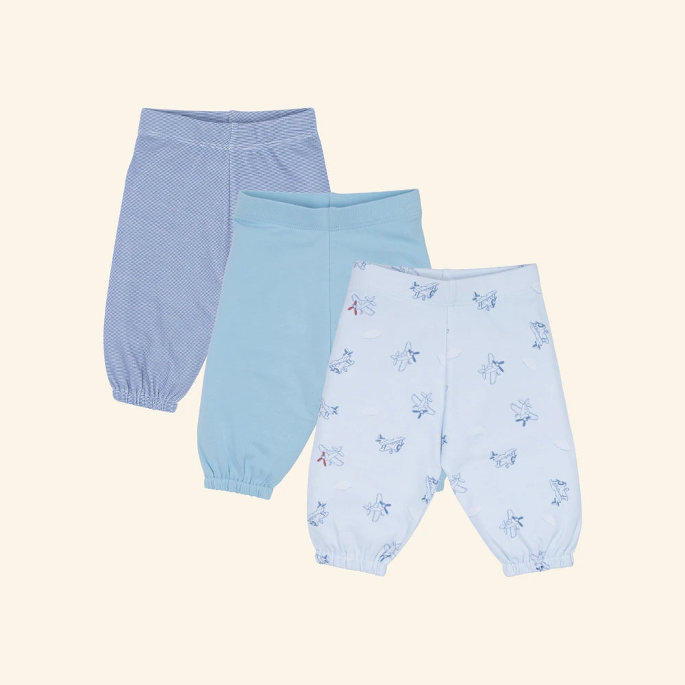 Tiny Twig Easy Wear Sky Patrol Jogger Pants - Multi (Pack of 3)