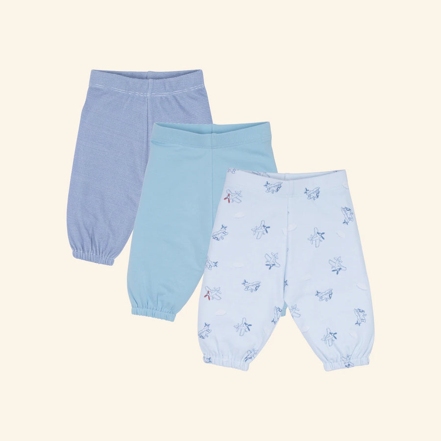 Tiny Twig Easy Wear Sky Patrol Jogger Pants - Multi (Pack of 3)