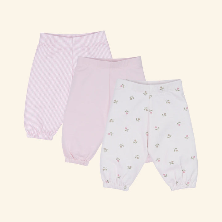 Tiny Twig Easy Wear Blush Jogger Pants - Multi (Pack of 3)