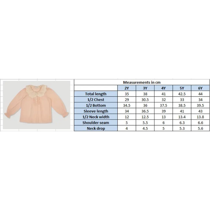 Early Sunday Julianne Blouse - Nude - 02Y