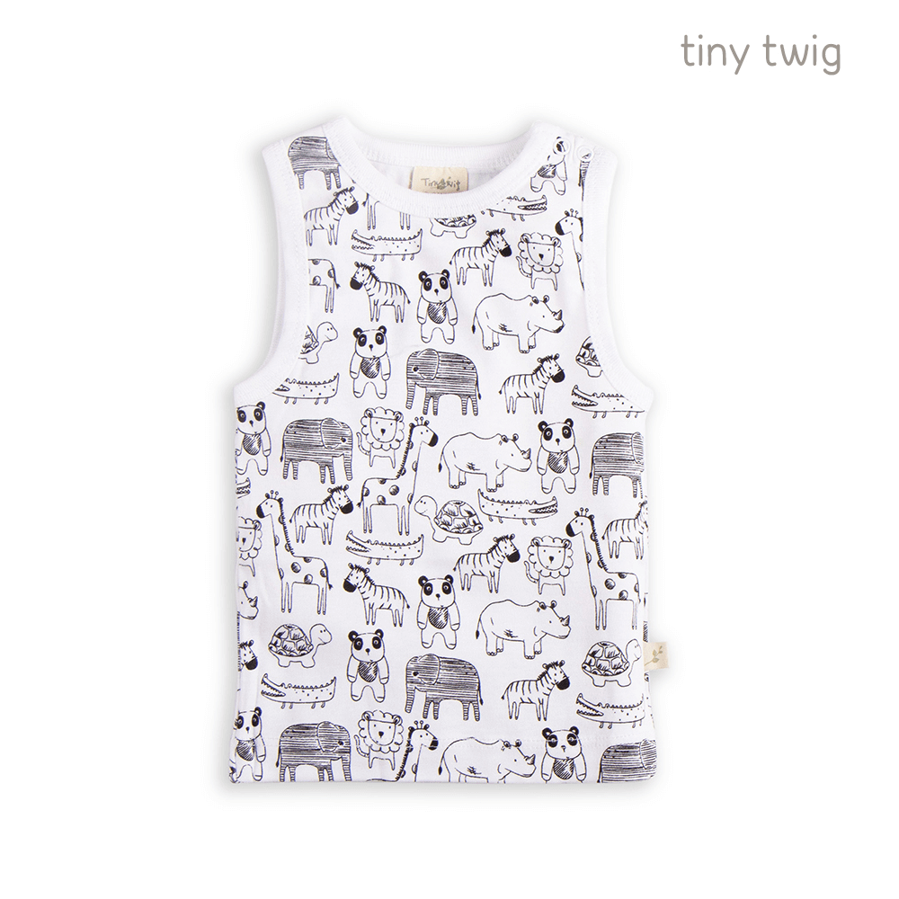 Tiny Twig Singlet Set Jungle Jive