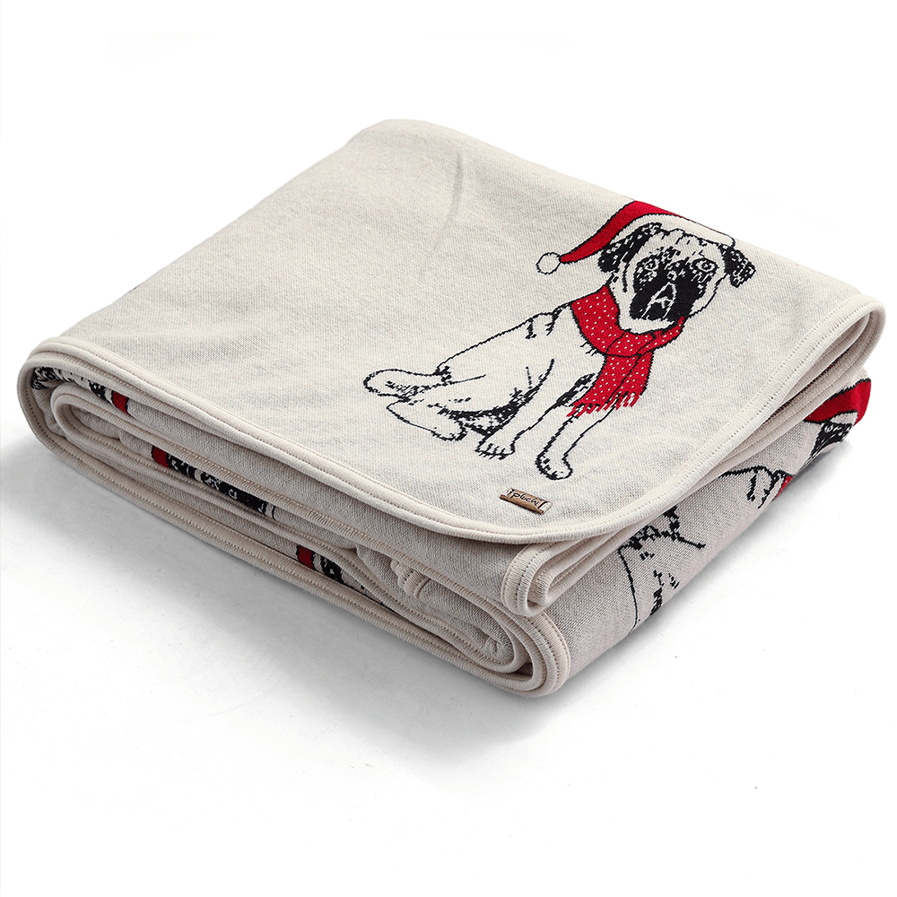Pluchi Scarf Buddy Cotton Knitted All Season Ac Blanket