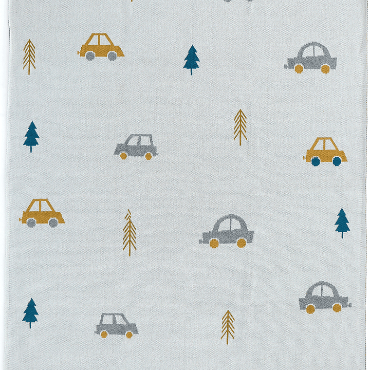 Pluchi Kids Cotton Knitted AC Blanket For All-Season Use
