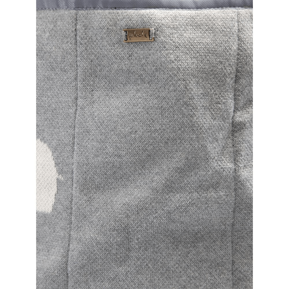 Lovely Elephant- Light Grey Melange-Natural-Pearl Aqua