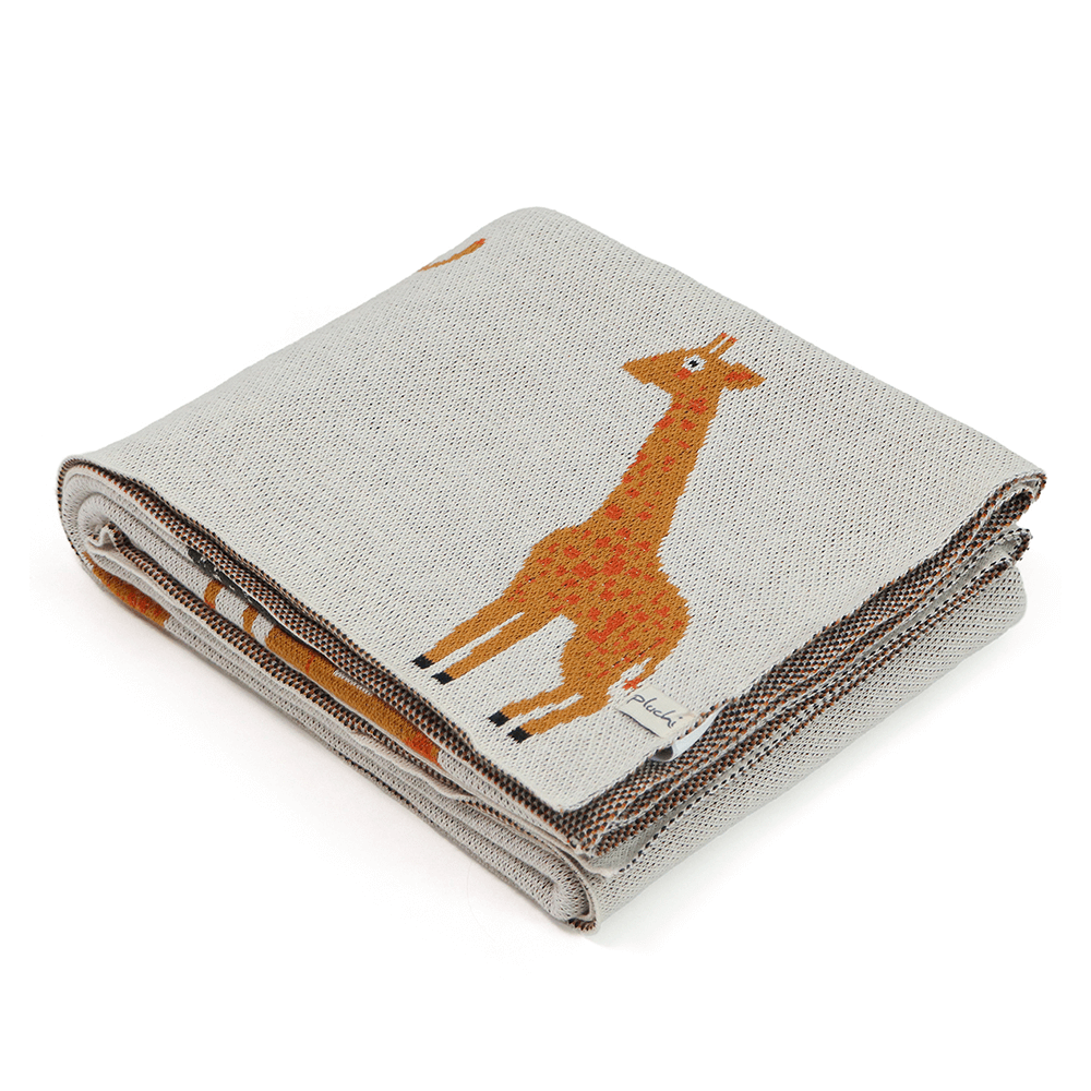 Pluchi Kids Cotton Knitted AC Blanket For All-Season Use