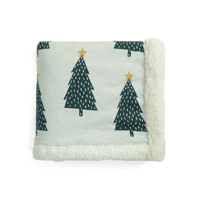 Pluchi Christmas Tree Cotton Knitted Kids Blanket