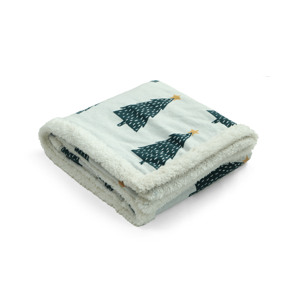 Pluchi Christmas Tree Cotton Knitted Kids Blanket