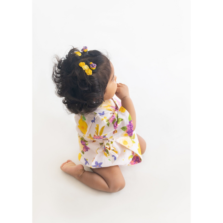 Rattle &amp; Co. Sun And Song Kimono Onesie