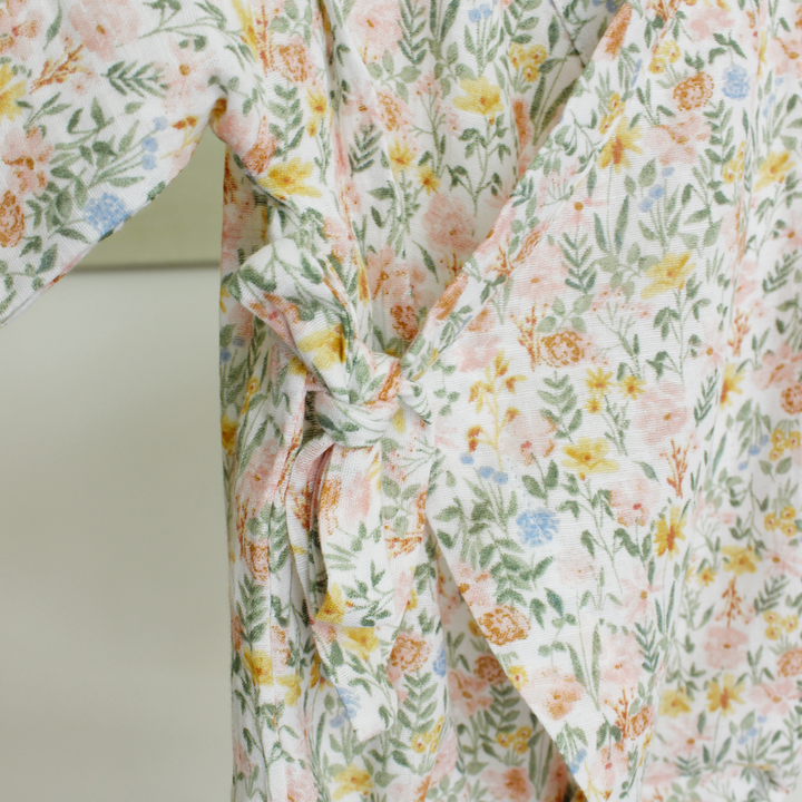 Rattle &amp; Co. My Sweet Pea Kimono Onesie
