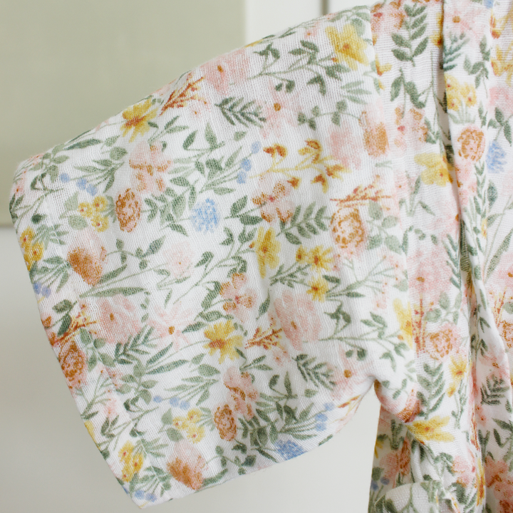 Rattle &amp; Co. My Sweet Pea Kimono Onesie