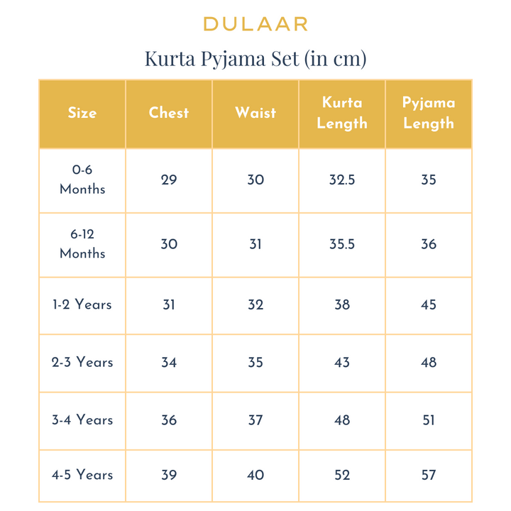 Dulaar Organic Muslin Kurta Pyjama Set Hand-Block Printed- Lucky Clover
