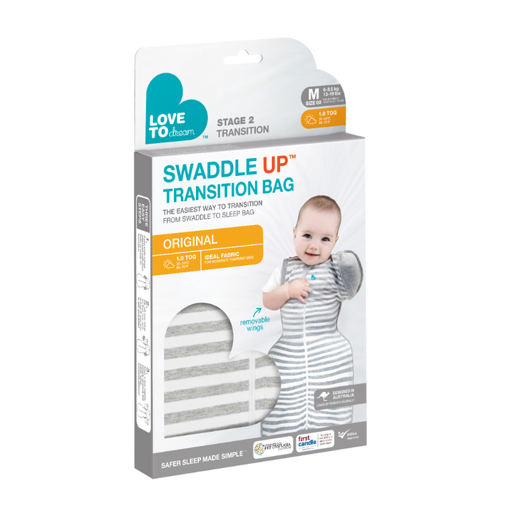 Love to Dream Swaddle Up™ Transition Bag - 1.0T - Stretch Cotton Stripe