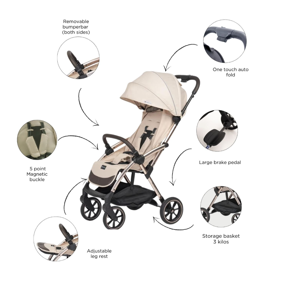 Leclerc Baby Influencer XL Stroller Sand