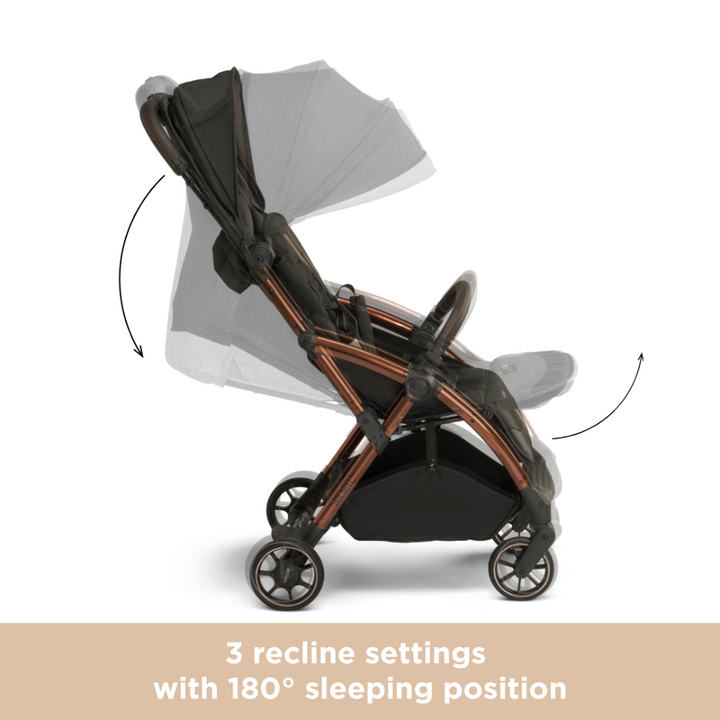 Leclerc Baby Influencer Stroller - Black Brown