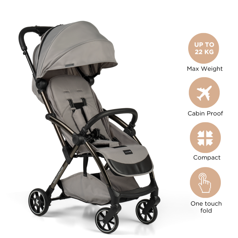 Leclerc Baby Influencer Air Stroller- Violet Grey